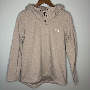 The North Face Grey Pullover Hooded Sweatshirt